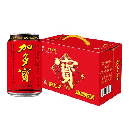 图片 加多宝凉茶植物饮料 310ml*12罐/箱