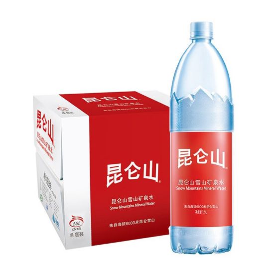图片 昆仑山雪山矿泉水1.5*12瓶/箱