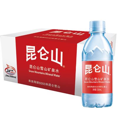 图片 昆仑山雪山矿泉水350mL*24瓶/箱