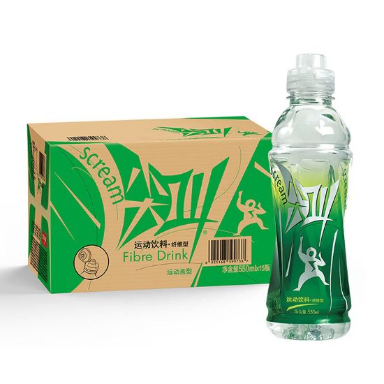 图片 农夫山泉 尖叫电解质功能运动饮料 纤维型550ml*15/箱