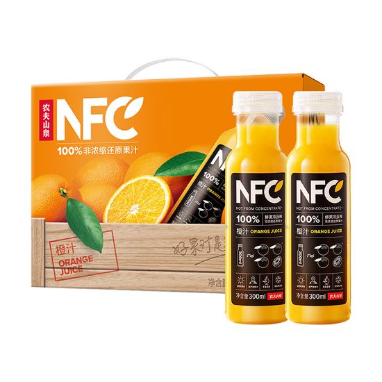 图片 农夫山泉NFC果汁300ML*10瓶/箱