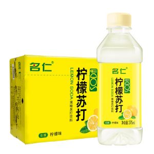 图片 名仁柠檬苏打水375ml*24/瓶