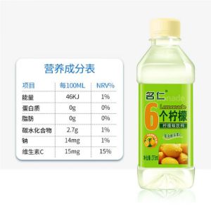 图片 名仁6个柠檬苏打水375ml*24/瓶