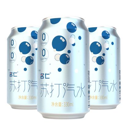 图片 名仁听装原味苏打330ml*24/听