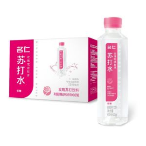 图片 名仁玫瑰苏打水420ml*15/瓶
