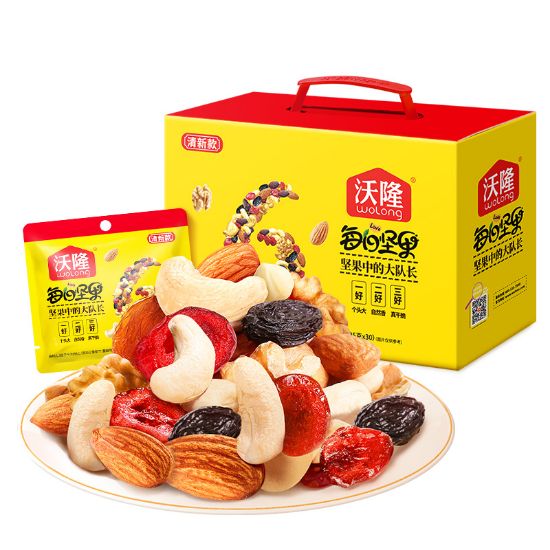 图片 沃隆750g每日坚果清新款