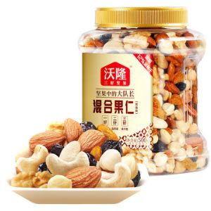 图片 沃隆500g混合果仁 优选款（量贩罐-中）