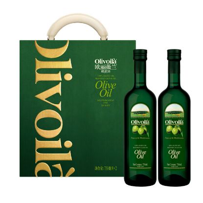 图片 欧丽薇兰纯正橄榄油750ml*2礼盒