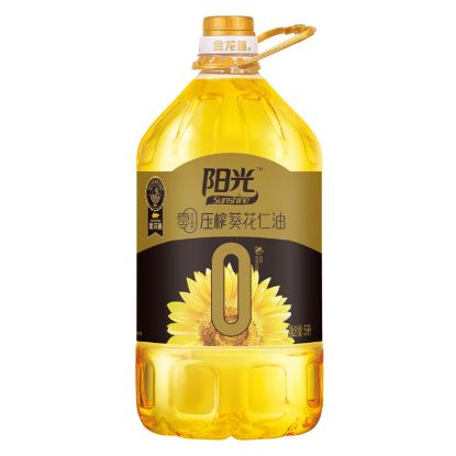 图片 金龙鱼阳光零反式脂肪压榨葵花仁油（黑金款）5L