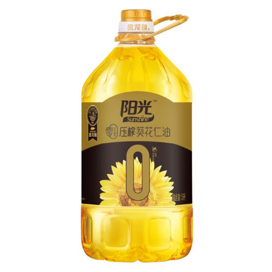 图片 金龙鱼阳光零反式脂肪压榨葵花仁油（黑金款）5L