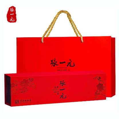 图片 张一元茶叶茉莉花茶 龙毫礼盒商务装120g 盒