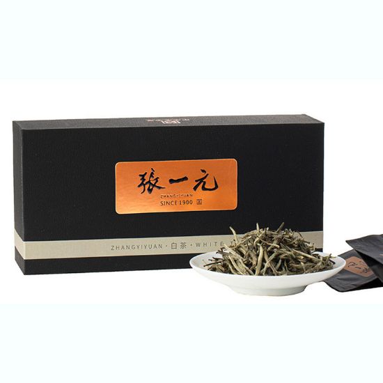 图片 张一元尚品系列白茶（白毫银针）盒装80g