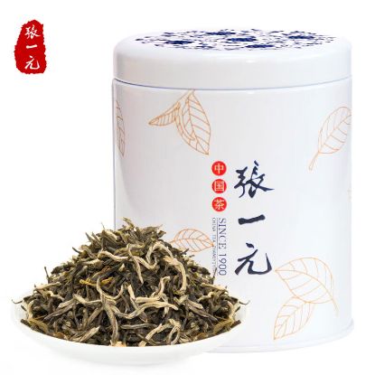 图片 张一元中国元素特级茉莉花茶 75g/罐 白雪香
