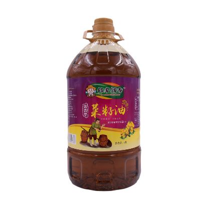 图片 邻家饭香 非转基因 物理压榨二级菜籽油 5L/桶 LJFX156