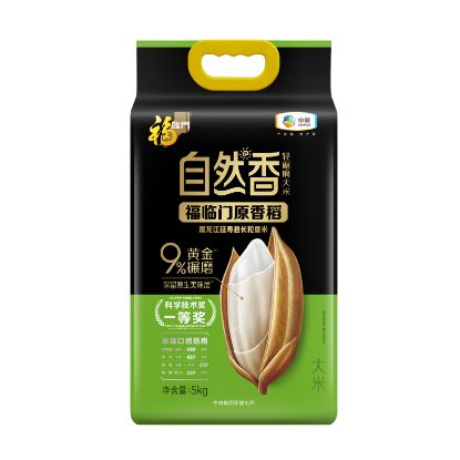 图片 中粮福临门五常大米5kg (绿稻花)