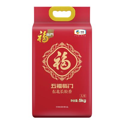 图片 中粮福临门五福临门东北长粒香米5kg