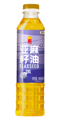 图片 中粮悦润亚麻籽油（一级）400mL（整箱起订）